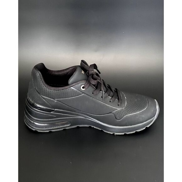 SKECHERS WOMEN'S MILLION AIR - ELEVATED AIR BLACK TRAINERS US Sz 8.5 - Picture 8 of 12